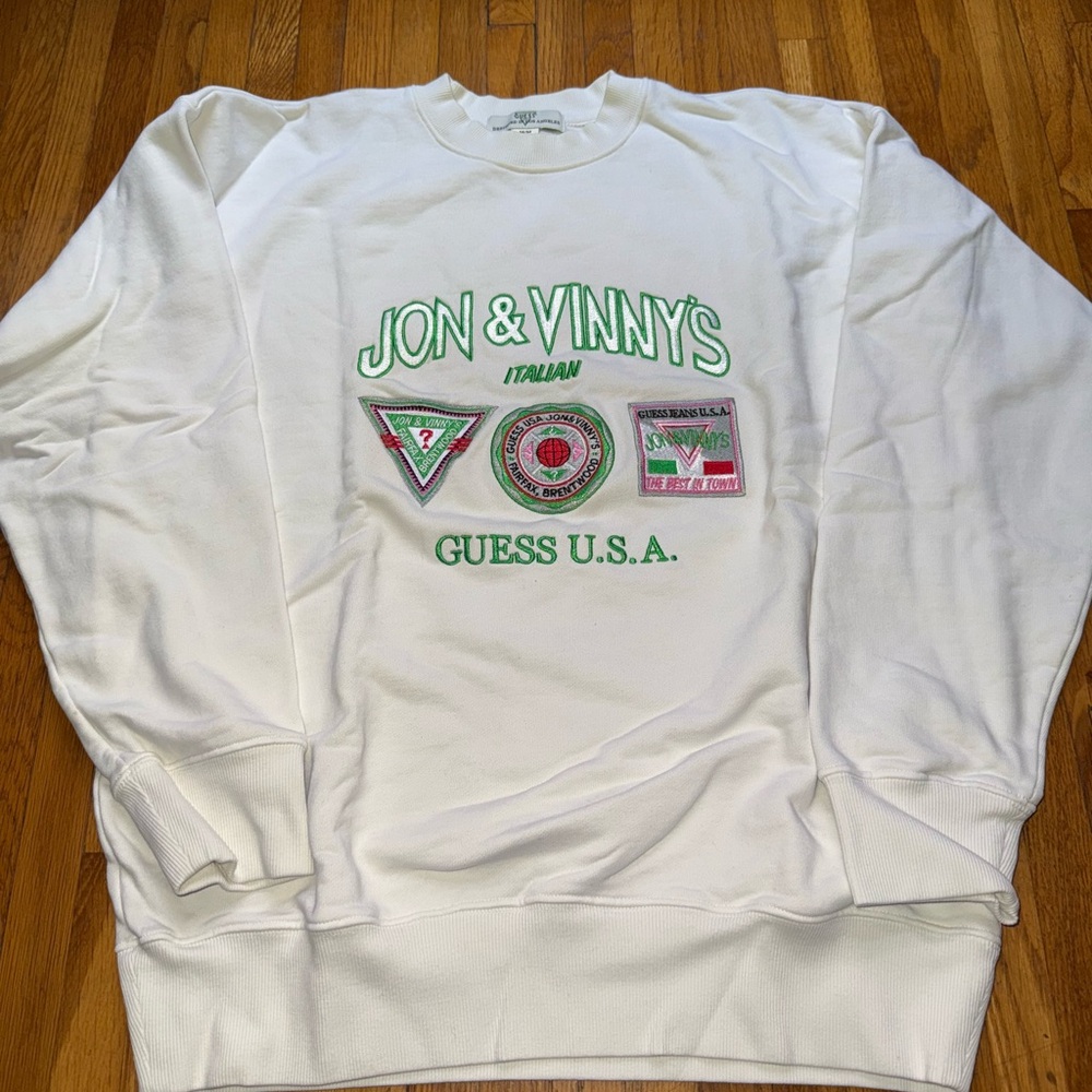 GUESS X Jon & Vinny’s Crewneck Sweatshirt - size medium